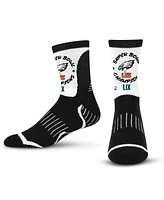 Starter Men's and Women's Philadelphia Eagles Super Bowl Lix Champions Quarter Socks