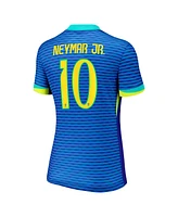 Nike Women's Neymar Jr. Blue Brazil National Team 2024 Away Stadium Replica Player Jersey