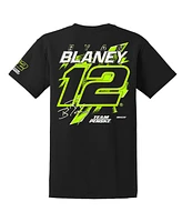 Team Penske Men's Black Ryan Blaney Number T-Shirt