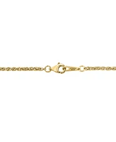 Effy Amethyst Emerald-Cut Pendant Necklace (5-3/8 ct. t.w.) in 14k Gold-Plated Sterling Silver, 17" + 1" extender