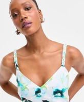 INC Women's Printed Braided-Strap Midi Dress, Exclusively at Macy's