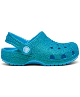 Crocs Toddler Girls Classic Glitter Clogs from Finish Line