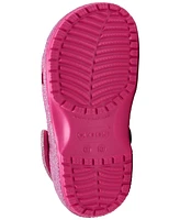 Crocs Toddler Girls Classic Glitter Clogs from Finish Line