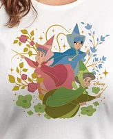 Hybrid Apparel Trendy Plus Disney Princess Fairy God Mothers Graphic Crew Neck T-Shirt