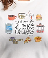 Hybrid Apparel Trendy Plus Gilmore Girls Stars Hallow Graphic Crew Neck T-Shirt