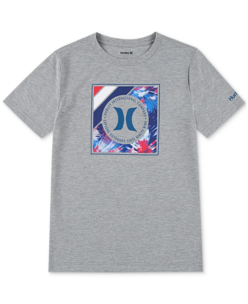 Hurley Big Boy Illuminate Logo Graphic T-Shirt