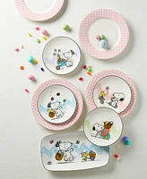 Lenox Peanuts Easter Accent Plates, Set of 4