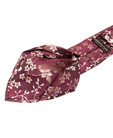 Elizabetta Big & Tall Silvio - Silk Jacquard Tie for Men