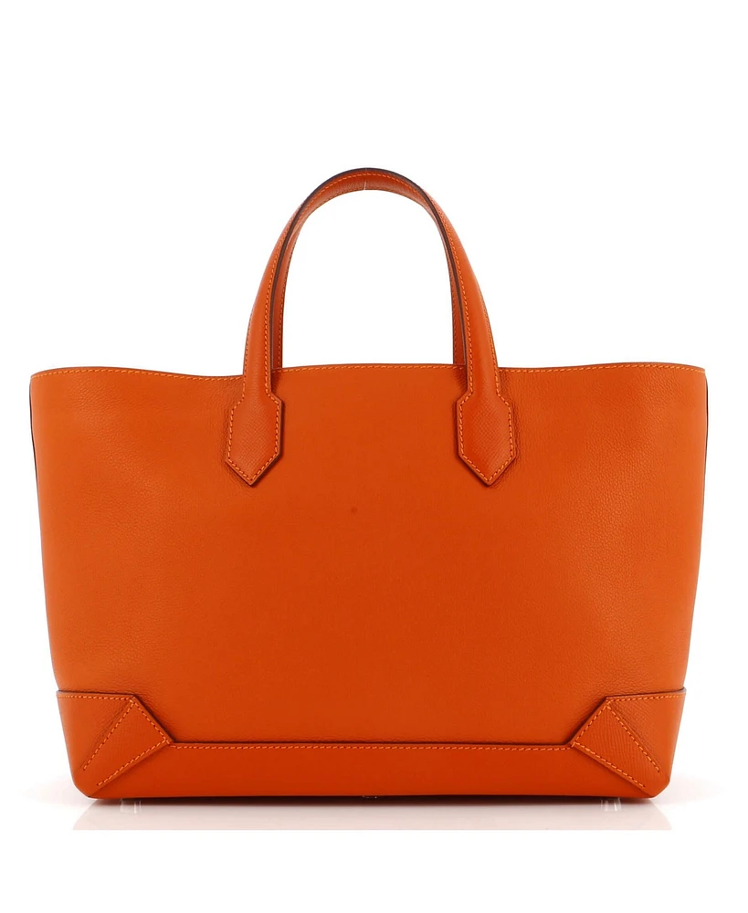 Pre-Owned Hermes 30 Maxibox Cabas Evercolor with Epsom