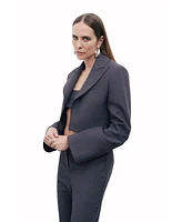 Nocturne Women's Padded Shoulder Crop Jacket