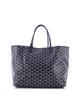 Pre-Owned Goyard Pm Saint Louis Tote Printed Coated Canvas