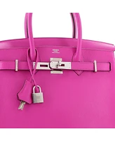 Pre-Owned HERMES Birkin Handbag Novillo with Palladium Hardware
