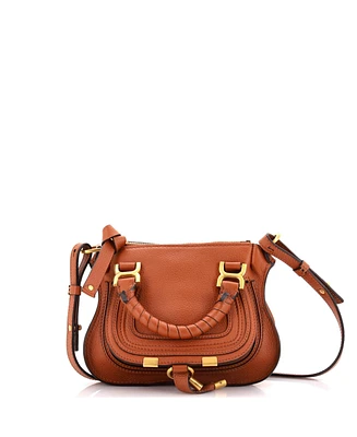 Pre-Owned Chloe Baby Marcie Satchel Leather