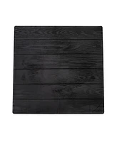 Square Patio Side Table - 16.75" Outdoor End Table - Weather-Resistant - Set of