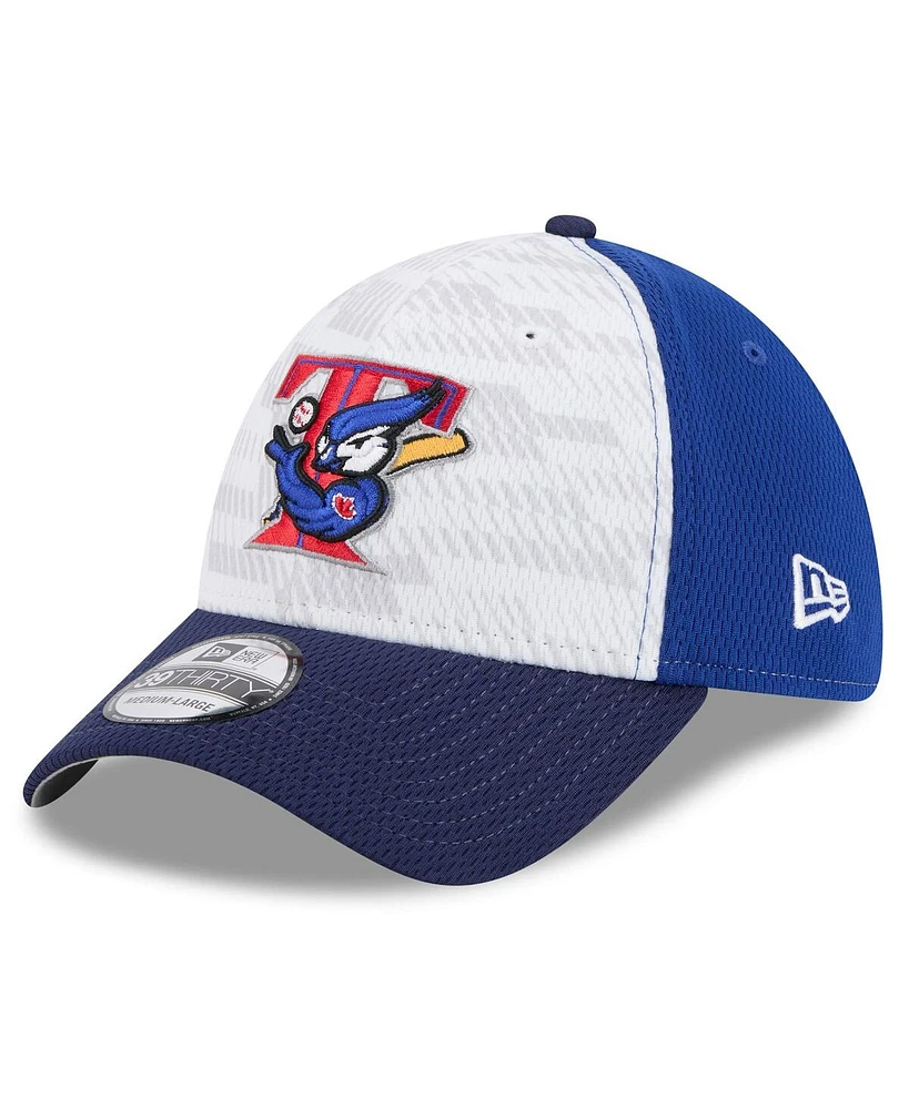 New Era Men's Royal/Navy Toronto Blue Jays 2025 Mlb Clubhouse 39THIRTY Flex Hat