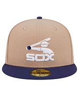 New Era Men's Khaki Chicago White Sox 59FIFTY Fitted Hat