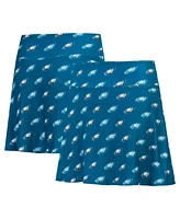 Concepts Sport Women's Midnight Green Philadelphia Eagles Record Allover Print Knit Sleep Skort