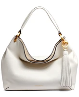 Donna Karan New York Glenwood Leather Shoulder with Tassel Detail