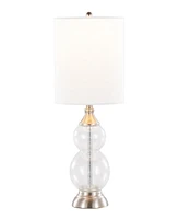 LumiSource Belle 20" Glass Accent Lamp, Set of 2