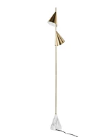 LumiSource Cone 65" Metal Floor Lamp