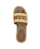 Guess Women's Bintai Platform Slide Wedge Sandals