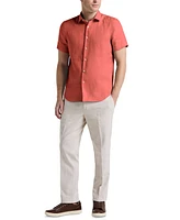 Perry Ellis Men's Solid Linen Shirt