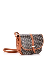 Pre-Owned Goyard Pm Belvedere Ii Messenger Bag Coated Canvas