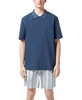 Scotch & Soda Men's Relaxed-Fit Short Sleeve Garment-Dyed Polo Shirt