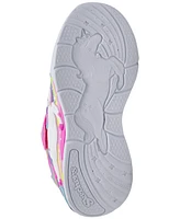 Skechers Toddler Girls S-Lights: Unicorn Chaser Light-Up Fastening Strap Casual Sneakers from Finish Line