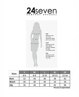24seven Comfort Apparel Women's Scoop Neck A Line Sleeveless Maxi Dress