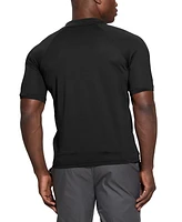 Guess Men's Jaiss Slim-Fit Short Sleeve Quarter-Zip Polo Shirt