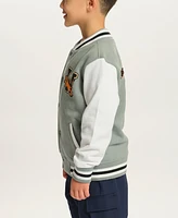Sovereign Code Little and Big Boys Color Blocked Varsity Jacket