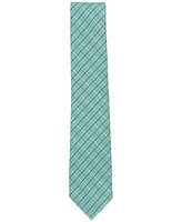Club Room Men's Quaise Classic Grid Print Tie, Exclusively at Macy's