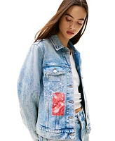 Tommy Jeans Women's Patchwork Classic Denim Trucker Jacket