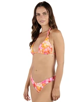 Hurley Juniors' Tropic Dreams Triangle Bikini Top