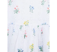Little Me Baby Girls 2-Pc. Garden Embroidered Eyelet Floral Sundress & Panty Set