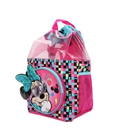 Disney Minnie Mouse Youth 3-Piece Kids Drawstring Backpack Set