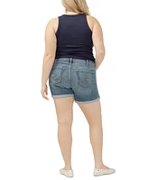 Silver Jeans Co. Plus Suki Faded Denim Shorts