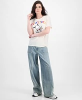 Love Tribe Juniors' Pochacco Graphic-Print Crewneck Tee