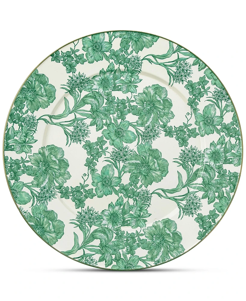 Mackenzie-Childs Emerald English Garden Serving Platter