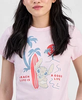 Disney Juniors' Beach Life Stitch Graphic T-Shirt