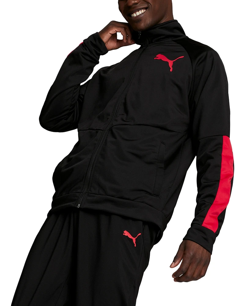 Puma Men's Contrast Logo Tricot Jacket 2.0