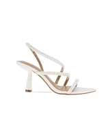 BCBGeneration Women's Imani Cultivated Pearl Strappy Dress Sandals