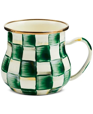 Mackenzie-Childs Emerald Check Mug