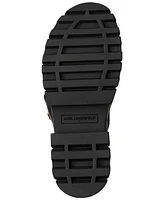 Karl Lagerfeld Paris Women's Lacara Lug Slide Flat Sandals