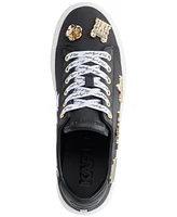 Karl Lagerfeld Paris Women's Cate Rue Pins Lace-Up Sneakers