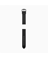 Fossil Men's Black Silicone Watch Band, 22mm