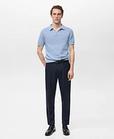 Mango Men's Slim-Fit Knit Polo Shirt
