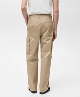 Mango Men's Relaxed-Fit Cargo Pants