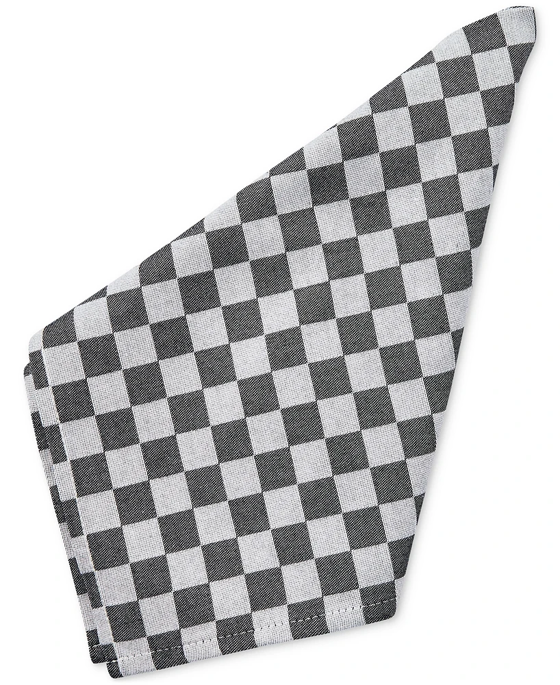 Mackenzie-Childs Black Check Napkins, Set of 4